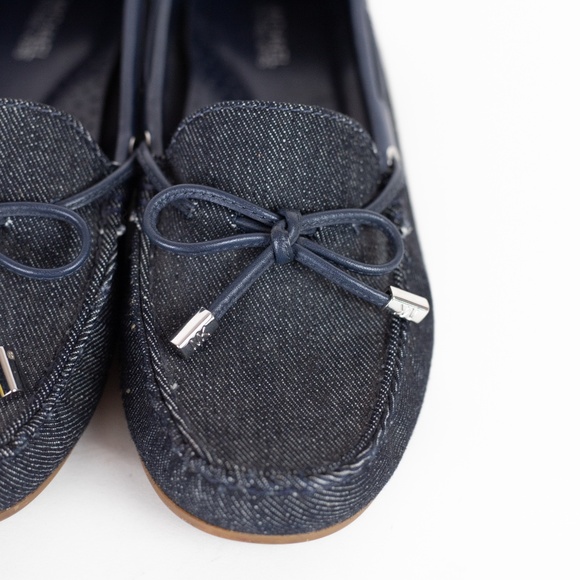 Michael Kors Denim Moccasin Loafers Flats Women’s 7M - Picture 3 of 10